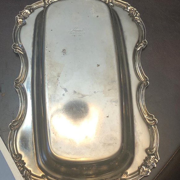 Vintage Leonard Silver Plated Butter Dish - Picture 6 of 11